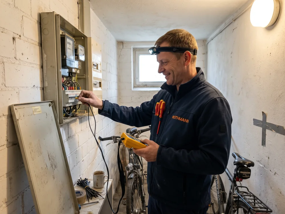 Jörg Rothmann bei der Arbeit